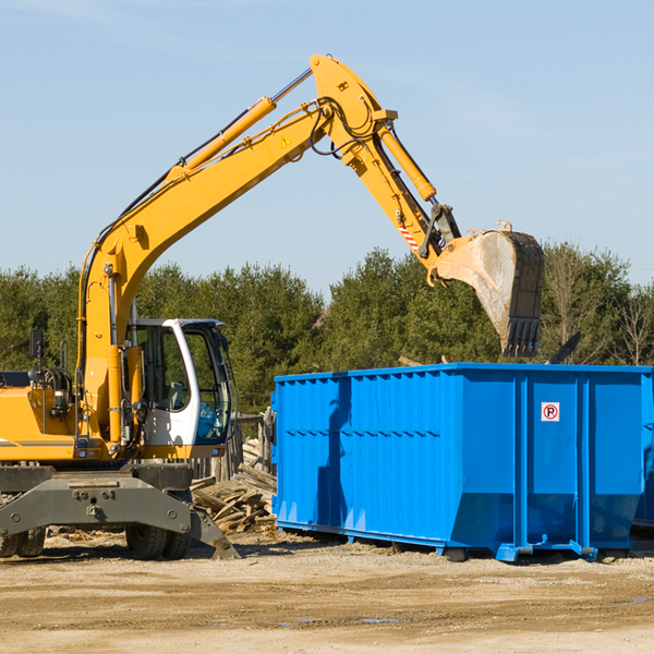 what kind of customer support is available for residential dumpster rentals in Romoland CA